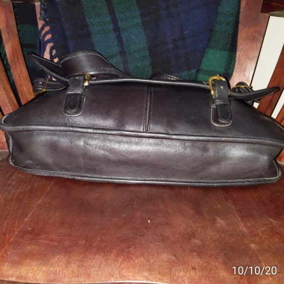 Vtg Coach Executive briefcase messenger bag  1991 - Picture 7 of 13